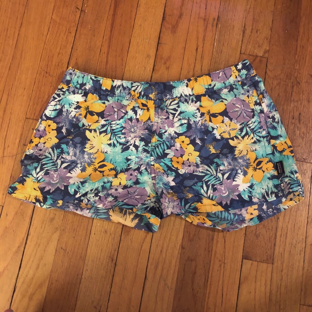 Patagonia floral print shorts (size M)
